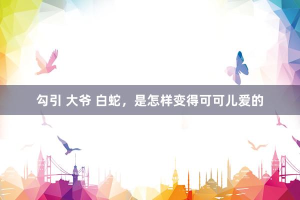 勾引 大爷 白蛇，是怎样变得可可儿爱的